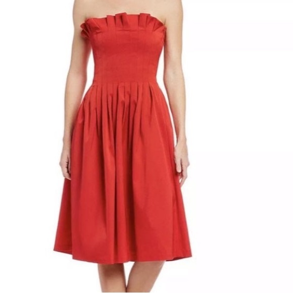 ANTONIO MELANI Dresses & Skirts - Antonio Melani Red Sleeveless Dress